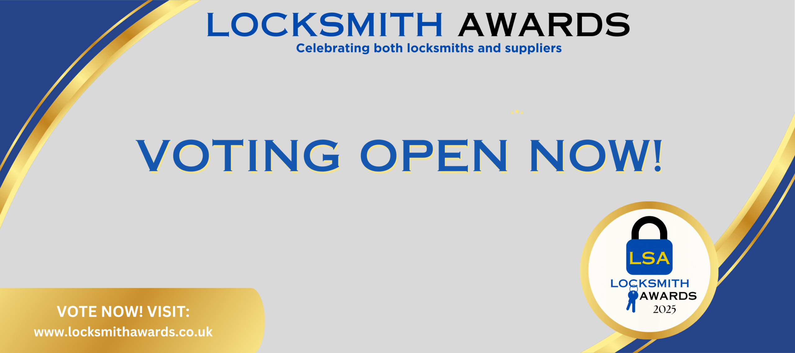 THE VOTING IS OPEN FOR THE 2025 LOCKSMITH AWARDS