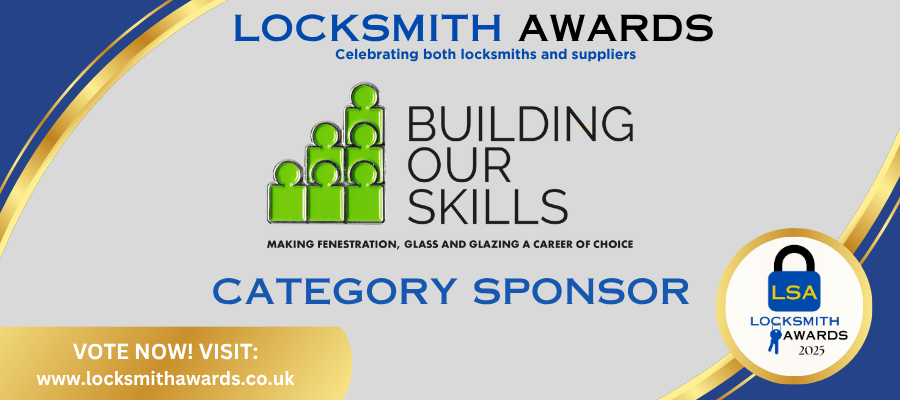 Building Our Skills Fuels Future Talent by Sponsoring ‘Training Initiative of the Year’ at Prestigious Locksmith Awards